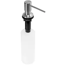Дозатор миючого засобу Rea nickel brushed 330 мл BAT-05005, Никель - мініатюра 2