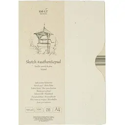 Склейка для ескізів в папці SM-LT Art Authentic А4 100г/м2 100л натуральний колір