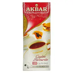 Чорний чай Akbar Black Tea пакетований 200 г (100 x 2 г) - мініатюра 4