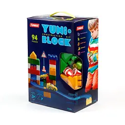 Конструктор дитячий Юніка YUNI-BLOK 94 коробка 71436