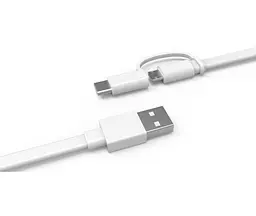USB кабель Huawei AP55S Type-C + Micro 2 в 1 - мініатюра 2