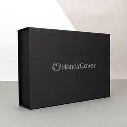 Подарунковий чоловічий набір Handycover 2503 (портмоне та ремінь) чорний в коробці - мініатюра 9