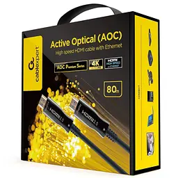 Кабель Cablexpert HDMI-HDMI V 2.0 80 м (CCBP-HDMI-AOC-80M-02) - мініатюра 2