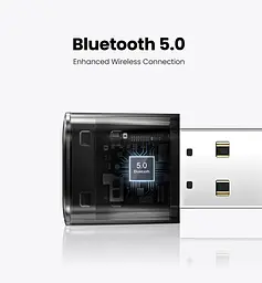 Bluetooth-адаптер Ugreen Bluetooth 5.0 для ноутбука та ПК чорний (US390) - мініатюра 3