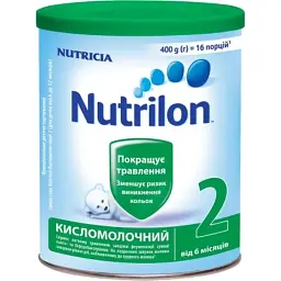 Дитяча суміш Nutrilon Кисломолочна 2 400 г (5900852073281) - мініатюра 2
