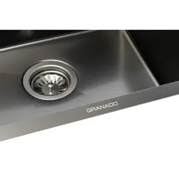 Мийка кухонна GRANADO Galera S201 black honeycomb (GS02201BH) - мініатюра 6