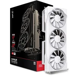Відеокарта XFX AMD Radeon RX 9070 16GB Swift White Triple Fan Gaming Edition OC (RX-97SWFB3W9) (GDDR6, 256 bit, PCI-E v5.0 x16) - мініатюра 5