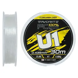 Флюорокарбон Favorite U1 FC 30 м 7.0/0.435 мм 25.8 lb/11.68 кг
