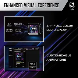 СВО AsRock Phantom Gaming 360 LCD (PHANTOM GAMING 360 LCD) - мініатюра 15
