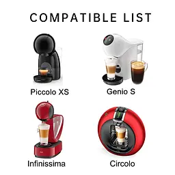 Капсула та тримач капсул одночасно для кавоварки Krups Delonghi Dolce Gusto Genio S, Piccolo, INFINISSIMA - мініатюра 4