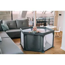 Манеж для дитини FreeON Hexagon, grey - мініатюра 3
