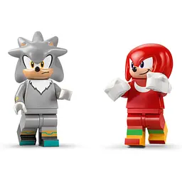 Конструктор LEGO Sonic the Hedgehog Автомобіль Сільвера vs. монстр вантажівки Наклза 378 деталей (77118) - мініатюра 9