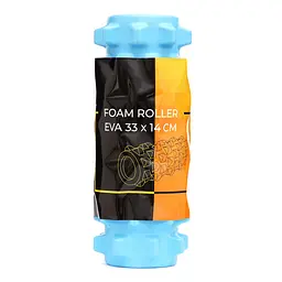 Масажний ролик Cornix EVA 33 x 14 см (валик, ролер) XR-0324 Sky Blue - мініатюра 4