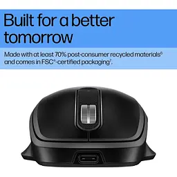 Мишка HP 510 Ultra-Fast Rechargeable Wireless Black (9C2F6AA) - мініатюра 4