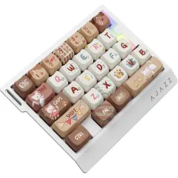 Клавіатура Ajazz AK029 Meow Magnetic Switch USB UA Beige (AK029-M-Y) - мініатюра 5