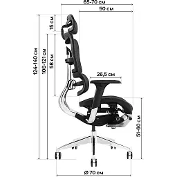 Офісне крісло GT Racer X-802L (W-23), помаранчеве (X-802L Orange (W-23)) - мініатюра 8