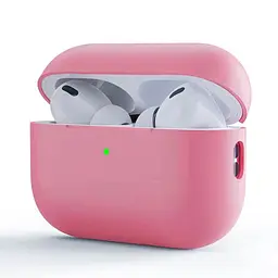 Силіконовий чохол для навушників Apple AirPods Pro 2 2022, Silicone Case, рожевий, захисний чохол, ультратонкий і легкий, захист від подряпин, пилу та ударів, м"який силікон, ArmorStandart (ARM64534)