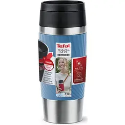 Термочашка Tefal Travel Mug Classic Twist 360 мл блакитна (N2024510) - мініатюра 2