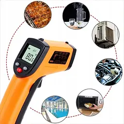 Інфрачервоний термометр (пірометр) — 50-550 °C BENETECH GM550E - мініатюра 3