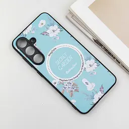 TPU+PC чохол Secret Garden with MagFit для Samsung Galaxy S24 Mint - мініатюра 3