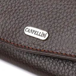 Жіночий гаманець зі зручним функціоналом шкіряний Canpellini 21723 коричневий - мініатюра 6