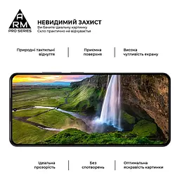 Захисне скло на Realme 13+ 5G з олеофобним покриттям, Pro, повне проклеювання, антистатичний і пиловідштовхуючий шар, 9H, самоклеючеся, 2.5D, на весь екран, антистатичний клей, ArmorStandart (ARM80504) - мініатюра 4