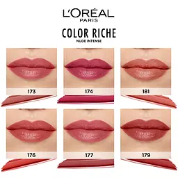 Помада для губ L'Oreal Paris Color Riche Nude Intense відтінок 174 Nu Insouciant 28 г (AA207300) - мініатюра 3