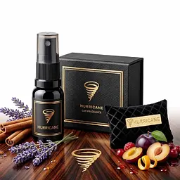Ароматизатор автомобільний Hurricane Black Gold Premium (У комплекті Спрей)