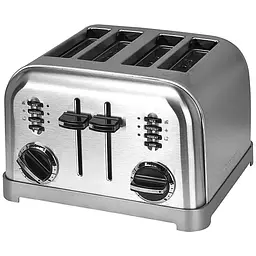  Тостер Cuisinart 4 слоти сталевий (CPT180E) - мініатюра 2