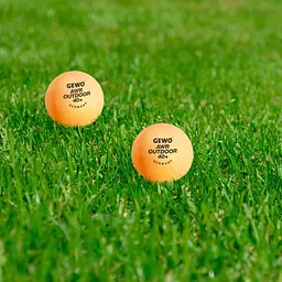 М'ячі для настільного тенісу Gewo AWR Outdoor 40+ orange 6шт (96614200) - мініатюра 3