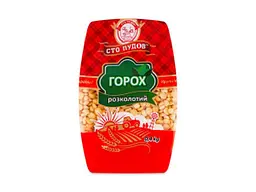 Горох СТО ПУДІВ 400г розколотий