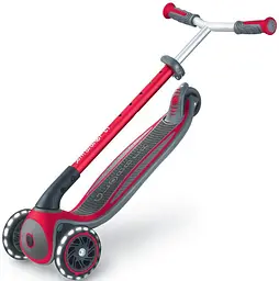 Самокат Globber Master Lights колеса з підсвіткою червоний (662-102) - мініатюра 5