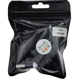 Кабель Toto TKX-66 Flat USB cable microUSB 1m Black - мініатюра 2