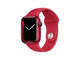 Смарт-годинник Apple Watch Series 7 GPS 45mm PRODUCT RED Aluminum Case With PRODUCT RED Sport Band (MKN93)