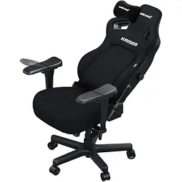Крісло ігрове Anda Seat Kaiser 4 Size XL Black Linen Fabric (AD12YDDC-XLL-20-B-CF) - мініатюра 2
