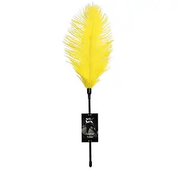 Лоскітка зі страусиним пером Art of Sex – Feather Tickler, жовта - мініатюра 2