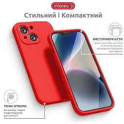 Чохол до мобільного телефона Intaleo SoftShell Apple iPhone 14 Red (1283126562358) - мініатюра 4