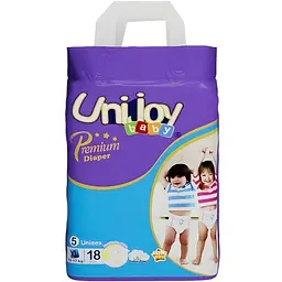 Підгузки Unijoy Premium XL 12-17 кг 18 шт.