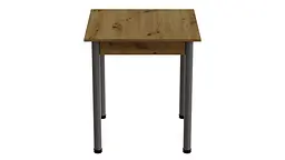 Стіл кухонний Ferrum-decor Агата 75x90x90 Сірий ДСП Дуб Артізан 16мм (FRD-105683) - мініатюра 2