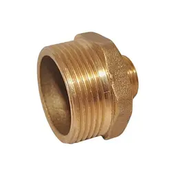 Ніпель перехідний Lexline К.0514-В 1/2"Н х 1 1/4"Н посилений латунь 30412