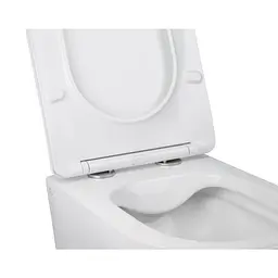 Унітаз підвісний Qtap Jay безободковий з сидінням Soft-close QT07335176W - мініатюра 3