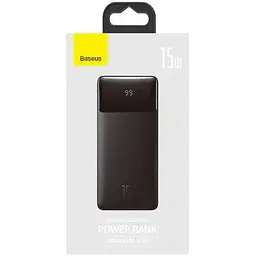 Портативна батарея Baseus Bipow Digital Display 30000 mAh 15W PPDML-K01 Black - мініатюра 2