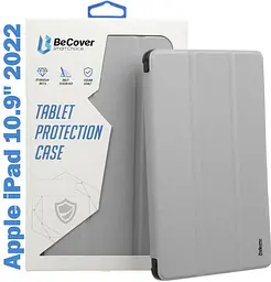 Чохол до планшета BeCover Tri Fold Soft TPU mount Apple Pencil Apple iPad 10.9" 2022/24/11" 2025 Gray (708461)