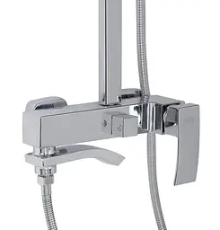 Душова система універсальна Qtap Swan Cascada Chrome з виливом QTSWA111CRM45566 - мініатюра 4