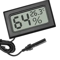 Цифровий термометр-гігрометр Kruger Meier Elonipac LCD з датчиком на кабелі 200 см - мініатюра 6