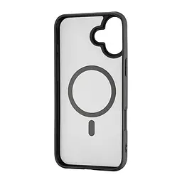 Чохол Silicone Matte Case with MagSafe iPhone 16 Plus Black - мініатюра 2