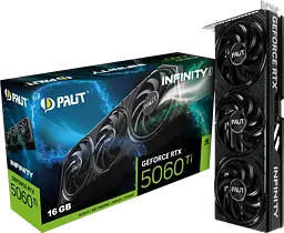 Відеокарта GeForce RTX 5060 Ti 16GB Palit Infinity 3 (NE7506T019T1-GB2061S)