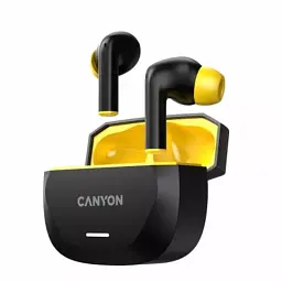 Навушники Canyon Hexagon 7 TWS ANC+ENC Wireless Charge Black/Yellow (CNS-TWS7BY) - мініатюра 3
