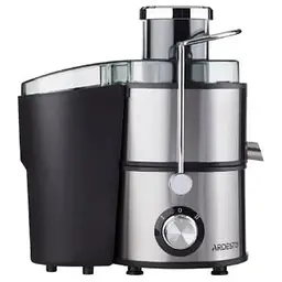 Соковитискач Ardesto JEG-1000, Black/Silver, 1000W, відцентровий, 2 режими, ємність для соку 500 мл, резервуар для макухи 1.5 л, захист від перегріву