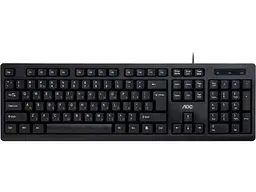 Клавіатура AOC KB100B USB UA Black (KB100B/97)